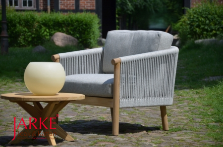 Loungesessel "Panama", hellgrau-taupe