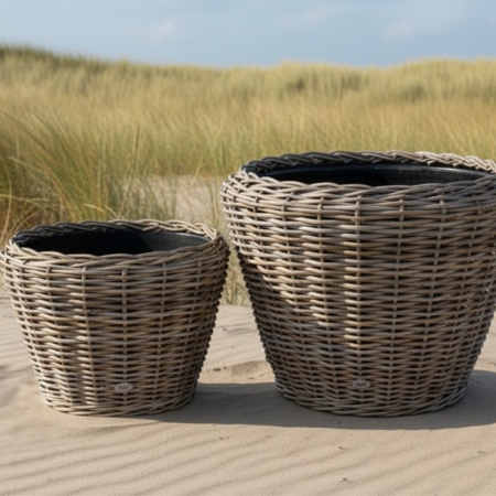 Rattan Pflanzkübel Alva