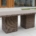Outdoor Tisch "Roma" aus wetterfestem Ecolene-Geflecht/ Polyrattan