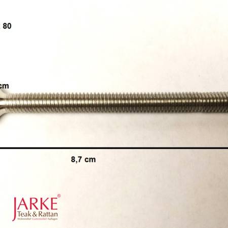 Augenschraube/Ringschraube für Hochlehner aus Edelstahl V2A