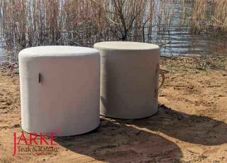 Outdoor Sitzhocker/ Pouf in 2 Farben