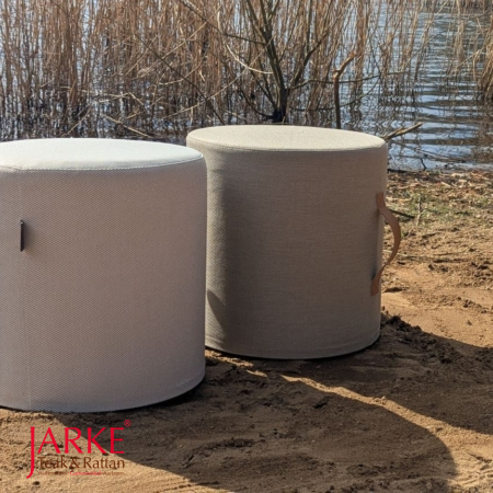 Outdoor Sitzhocker/ Pouf in 2 Farben