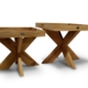 Teak Tabletttisch „Kayla“ in 3 Größen