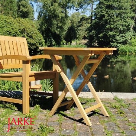 Teak Angulia Sessel mit Tisch