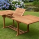 Teak Ausziehtisch Klassik, rechteckig, div. Größen