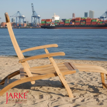 Teak Deckchair "Elbe"