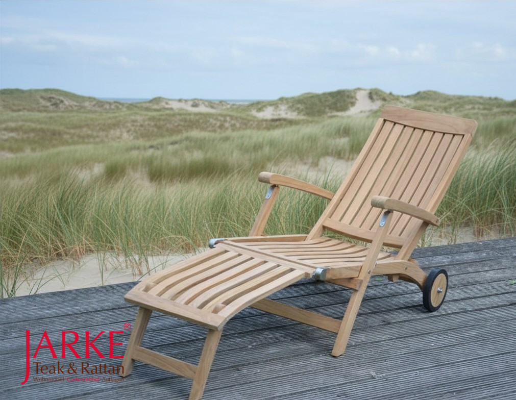 Teak Deckchair Hafen Hamburg