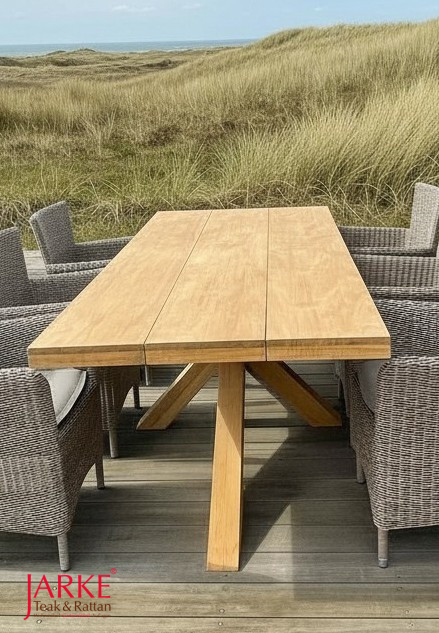 Teak Tisch "Ava" Premium 280 x 99 cm – Bild 4
