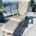 Teak Deckchair mit Patina