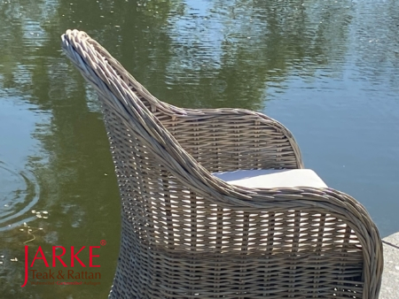Komfortabler Rattan Sessel inkl. Kissen