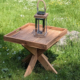 Teak Tablett-Tisch in 3 Größen