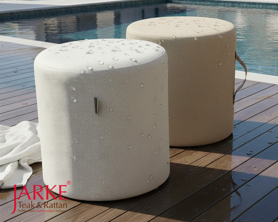 Outdoor Sitzpouf in 2 Farben
