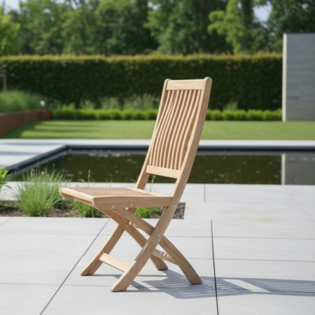 Teak Klappstuhl Hery, ergonomisch