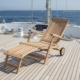 Teak Deckchair Hafen Hamburg