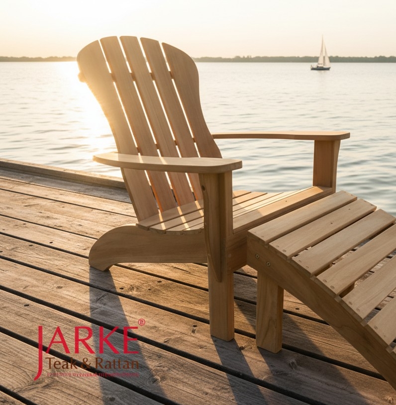 Alster Sessel aus Teakholz