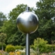 Gartenfackel "Apple" aus Edelstahl