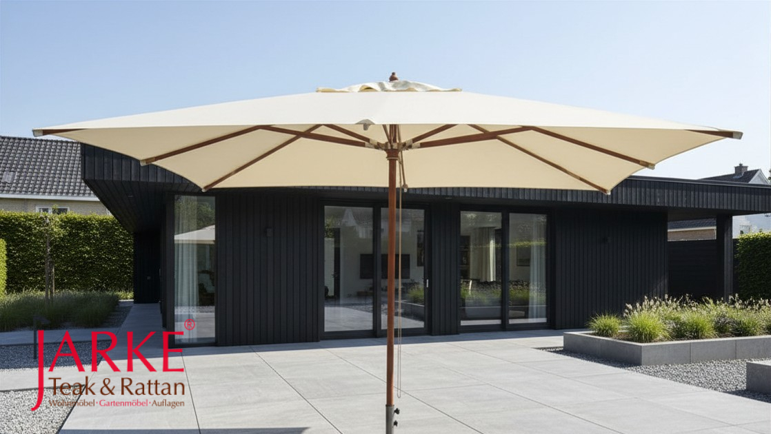 Sonnenschirm 4 x 3 Meter mit Push Up System