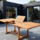 Teak Ausziehtisch 120 x 180/ 240 cm