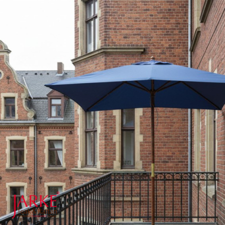 Sonnenschirm 2 x 3 Meter zum Knicken, blau