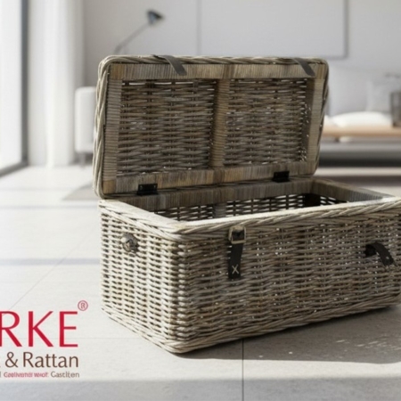 Rechteckige Rattan Kiste/ Box in 2 Größen