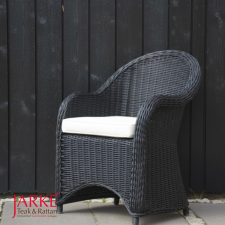 Outdoor Sessel "Reva" matt schwarz
