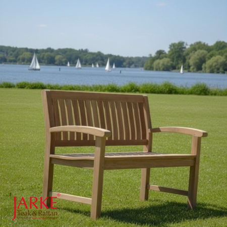 Ergonomische Teak Bank "Angulia"