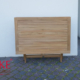Teak Ausziehtisch "New Design", oval, 90 x 150/ 200 cm