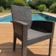 Outdoor Stuhl "Plantium", Coffee Brown