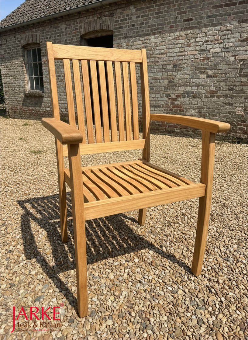Teak Stapelstuhl "Julian"