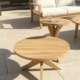 Teak Beistelltisch "Melinda" im 2er Set