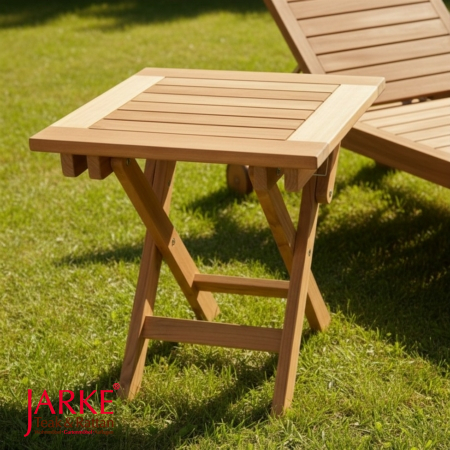 Teak Beistelltisch de Lux 45 x 45 cm