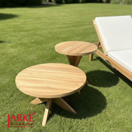 Teak Beistelltische / Tablett-Tisch