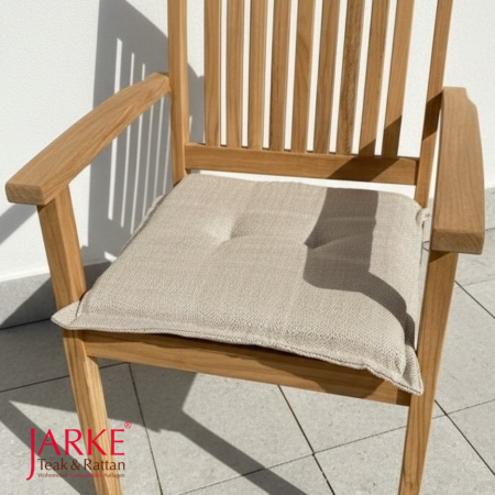 Sitzkissen 50 x 50 cm, Tweed Taupe