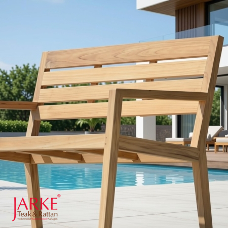 Moderne Teak Bank Zoé 160 cm