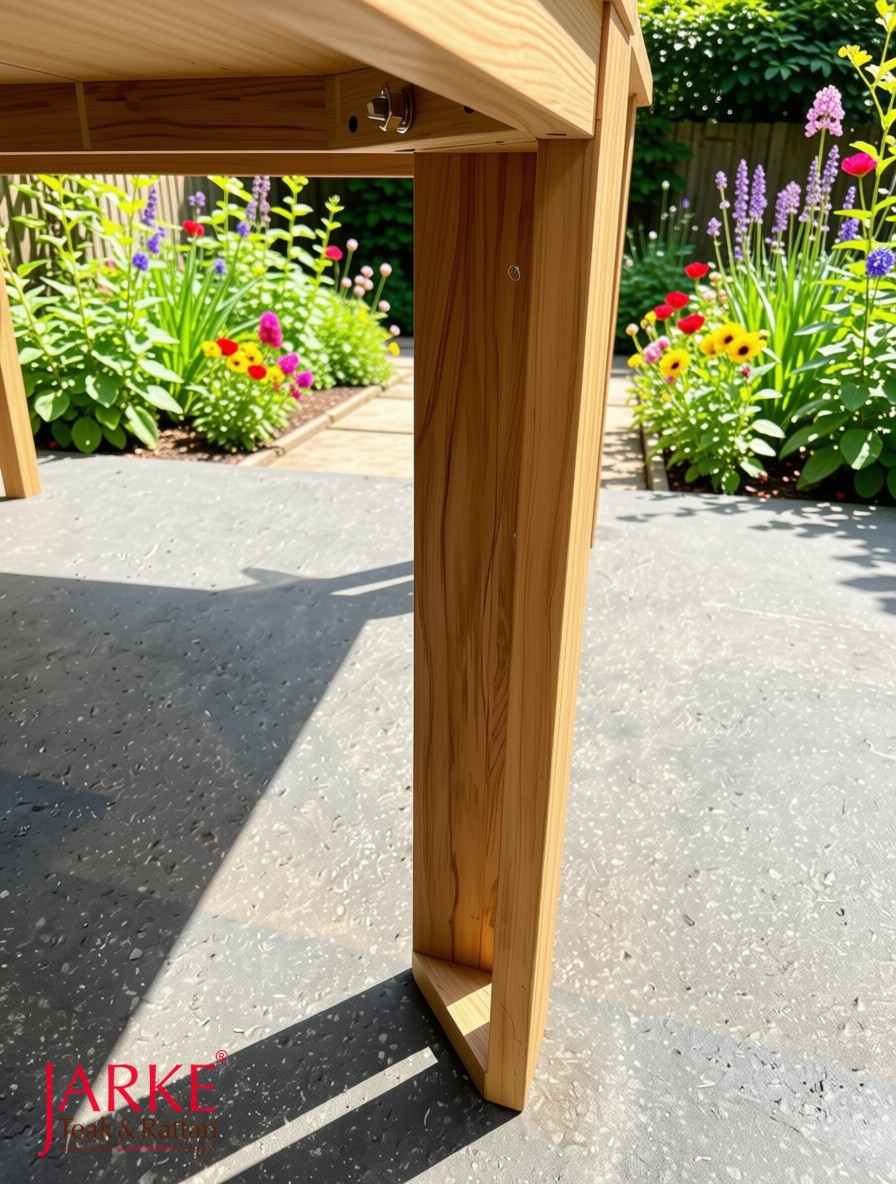 Teak Tisch Caja 210 x 100 cm, gefertigt aus FSC Plantagenteak