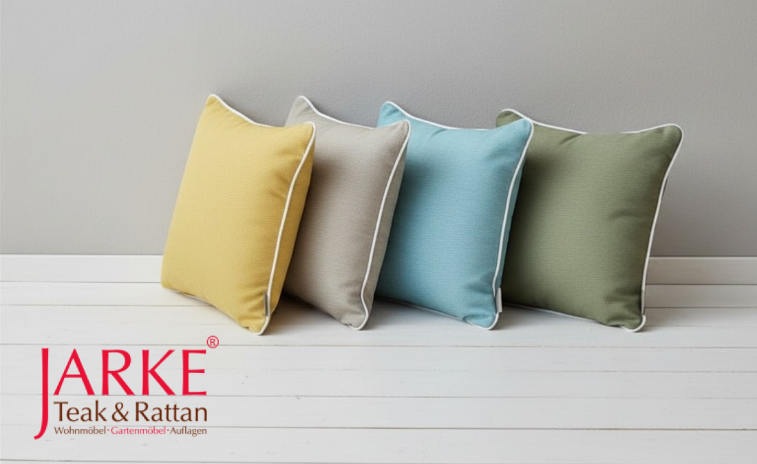 Outdoor Zierkissen, Olefin, 4 Farben