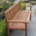 Teak Bank Ergo, 180 cm, geöltes Teakholz