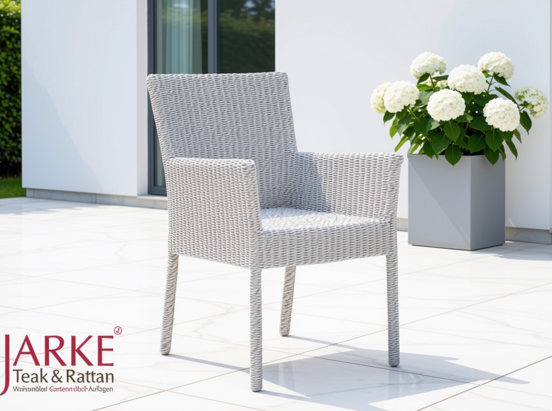 Outdoor Stuhl "Calista" White Kubu