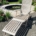 Teak Deckchair Alster, mit grauer Patina, reduziert